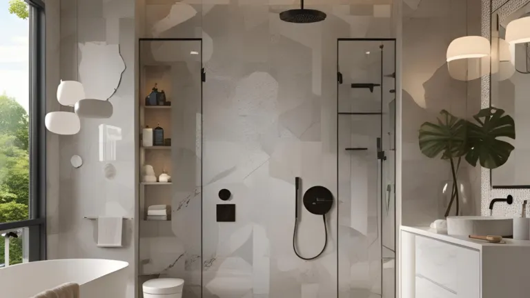 Modern premium bathroom interior