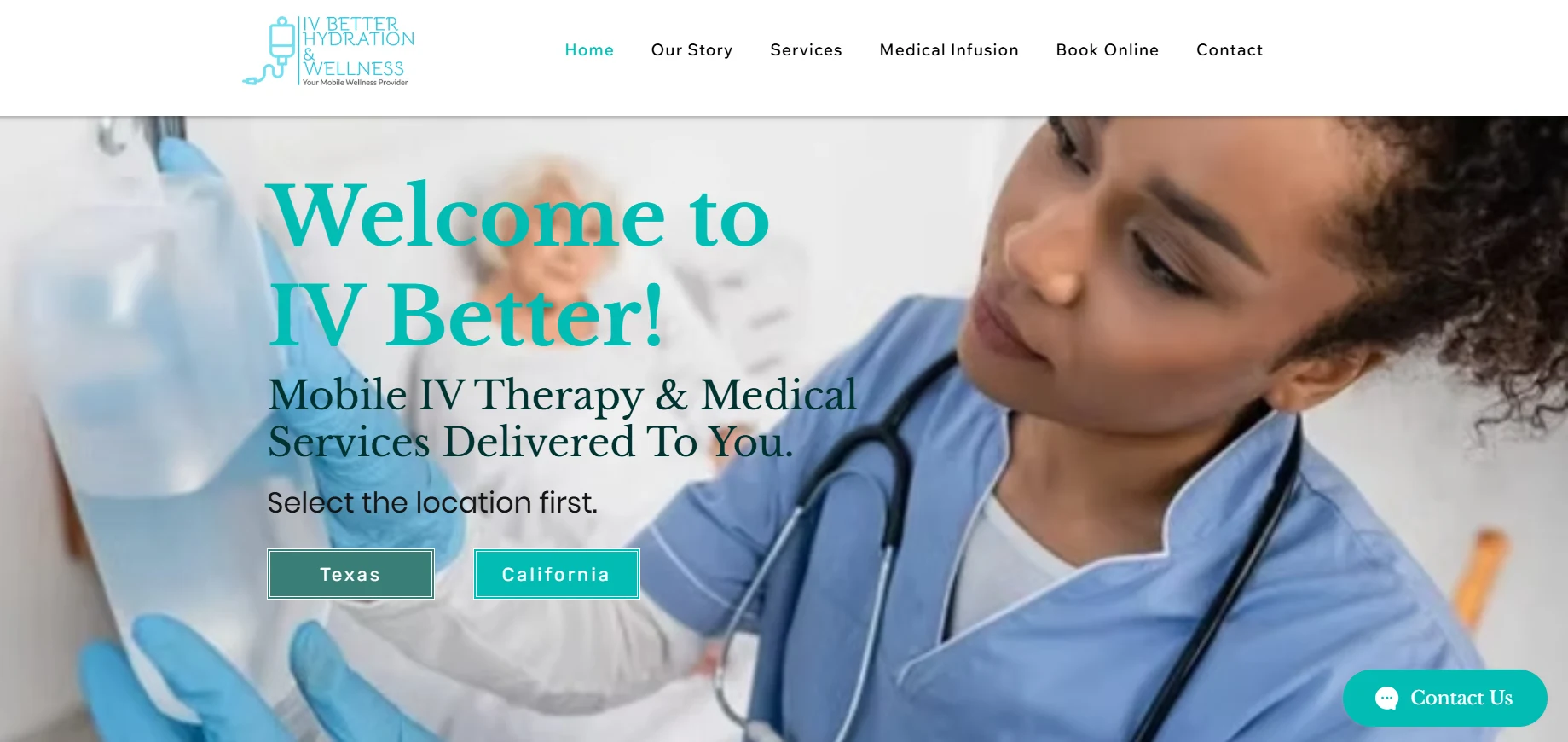 IV Better website homepage
